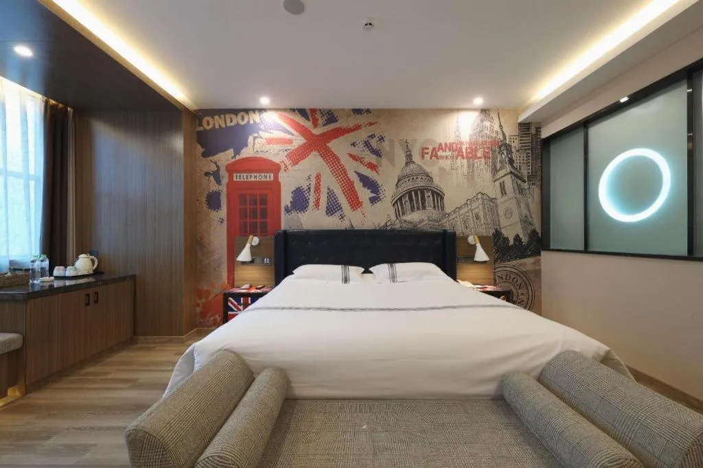 Bed in Urban Garden Hotel Chengyang District Government Liuting Airport