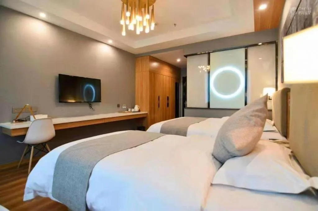 Bed in Urban Garden Hotel Chengyang District Government Liuting Airport