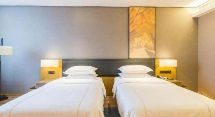 Bed in The Hotel V Nanjing Lishui