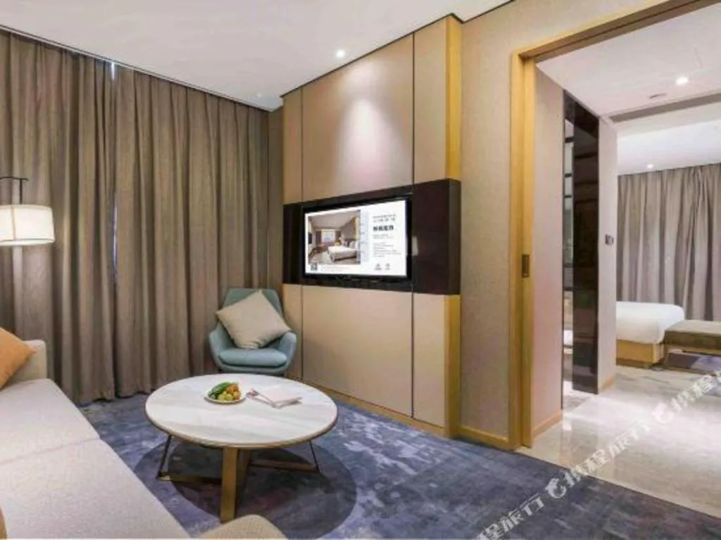 Bed in The Hotel V Nanjing Lishui