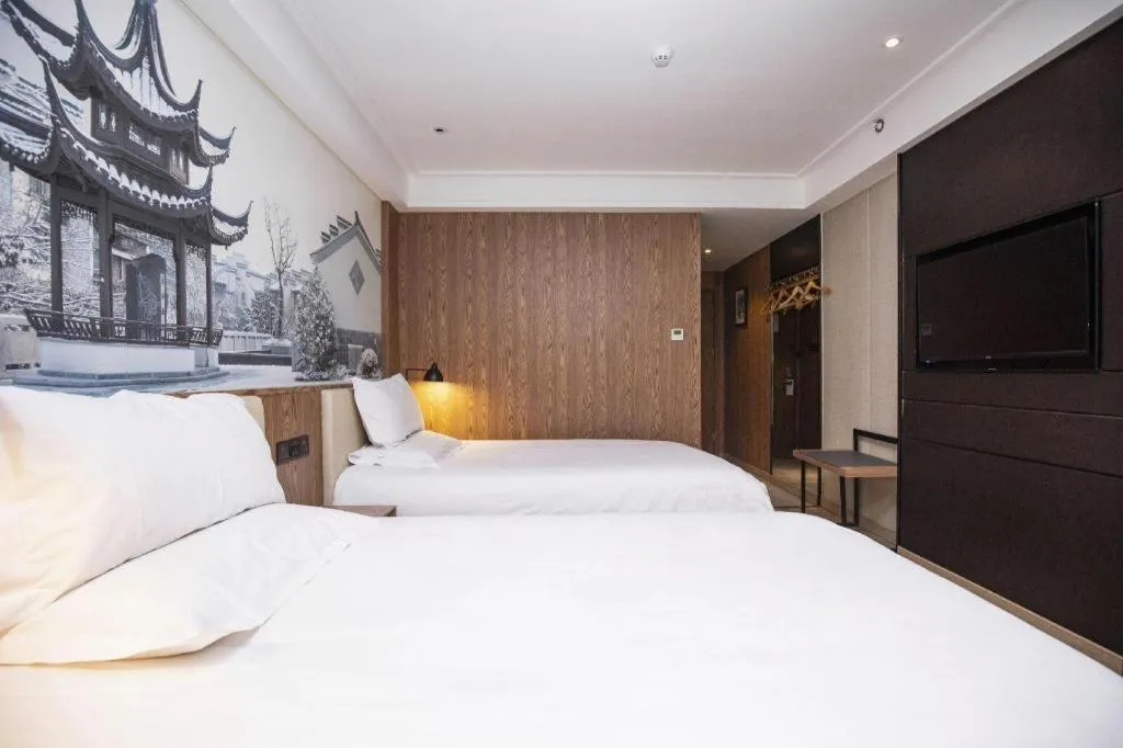 Bed in Starway Hotel(Shuiximen Street,Nanjing)