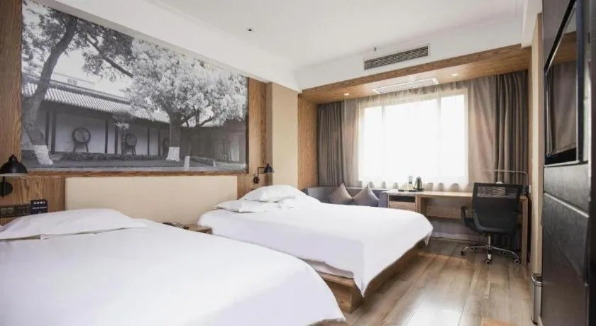 Bed in Starway Hotel(Shuiximen Street,Nanjing)