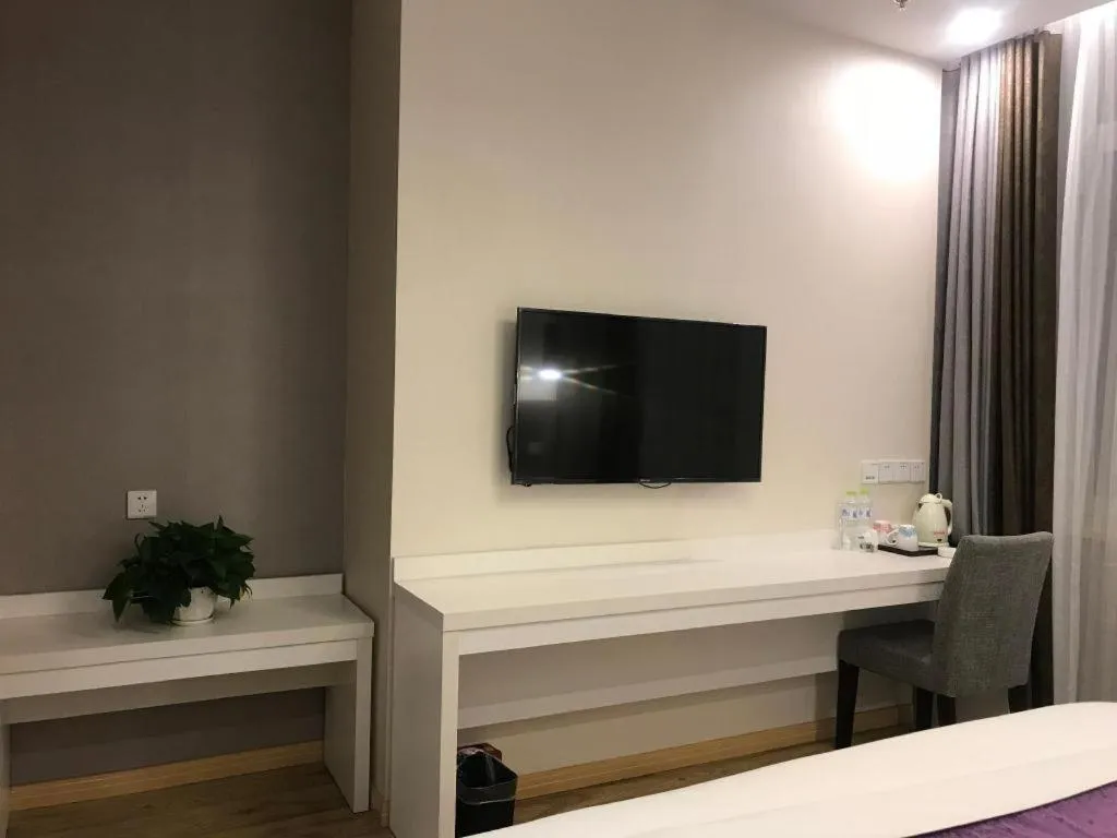 Bed in City 118 Hotel Qingdao Boardcast Tower