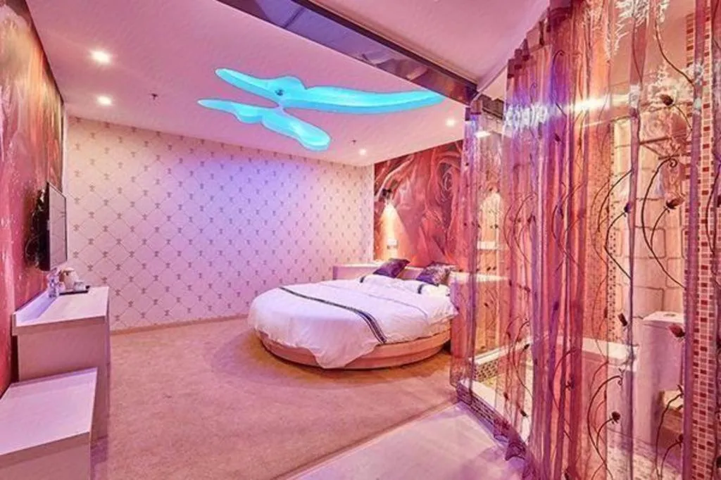 Bed in City 118 Hotel Qingdao Boardcast Tower