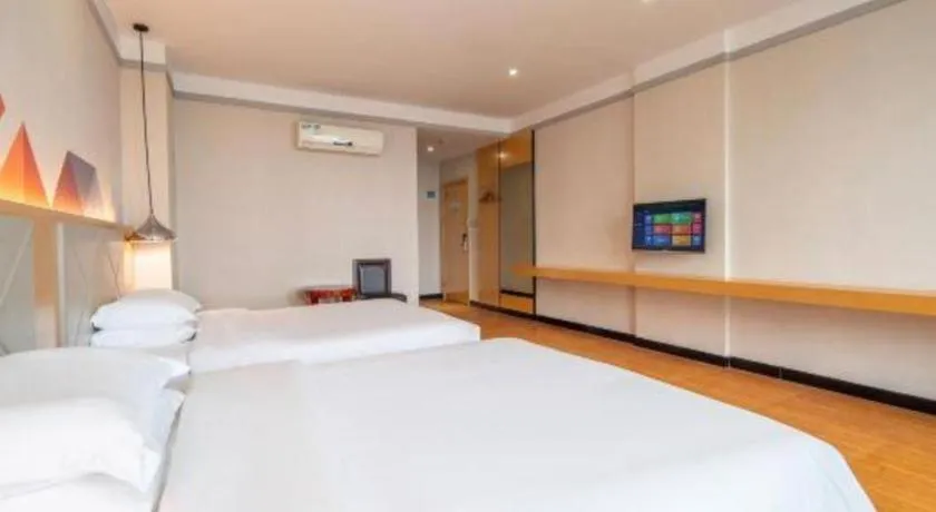 Bed in Borrman Hotel Dongguan Zhongtang