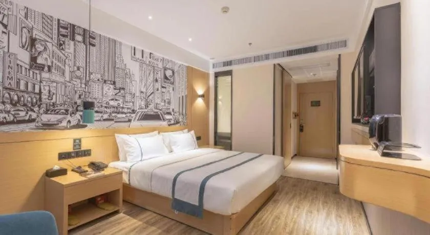 Bed in City Comfort Inn Xingtai Wanda