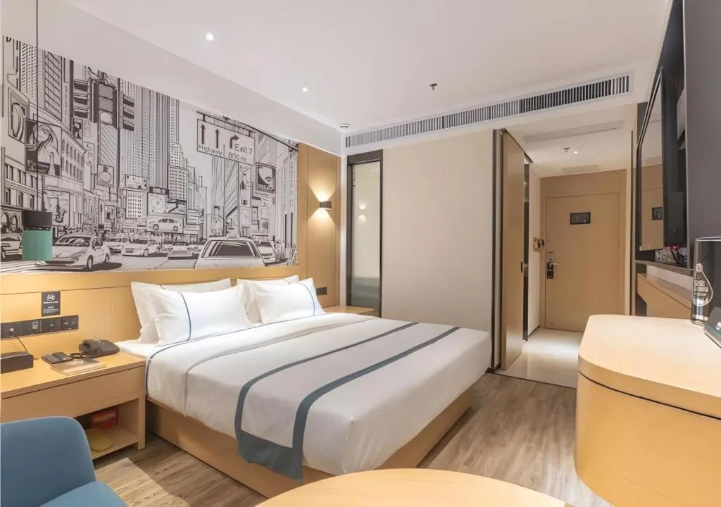 Bed in City Comfort Inn Xingtai Wanda