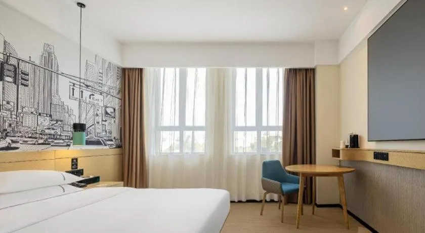 Bed in City Comfort Inn Xingtai Wanda