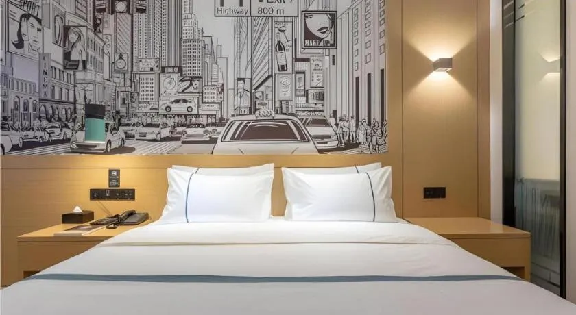 Bed in City Comfort Inn Xingtai Wanda