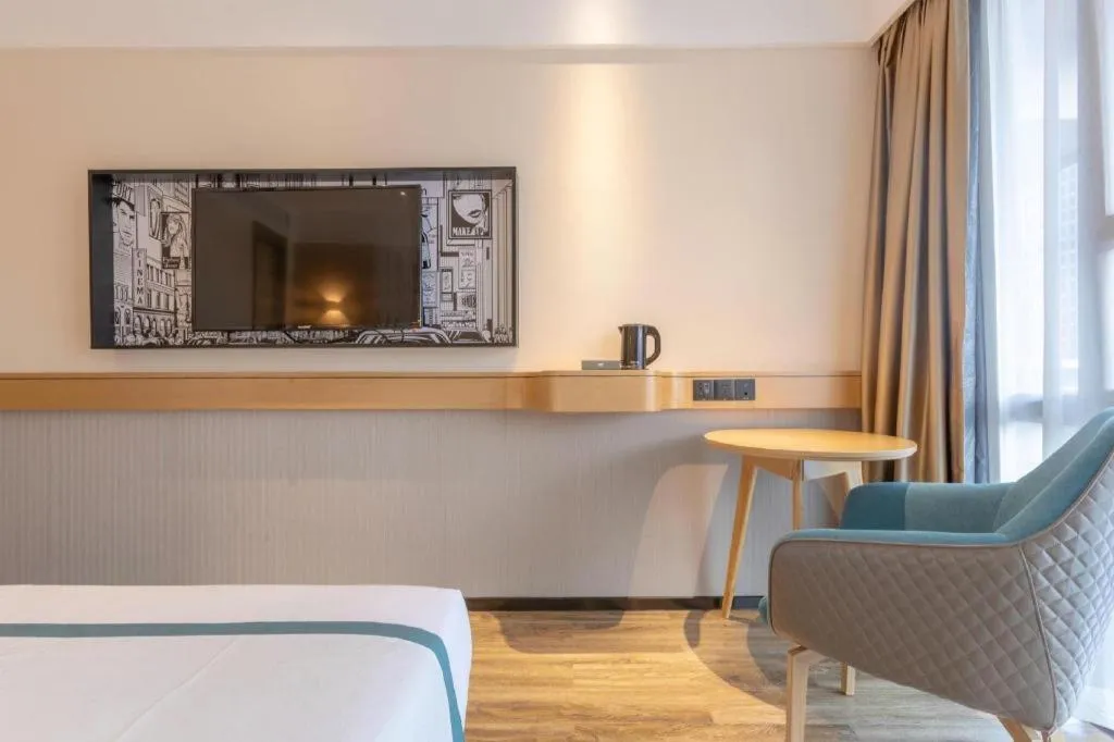 Bed in City Comfort Inn Xingtai Wanda