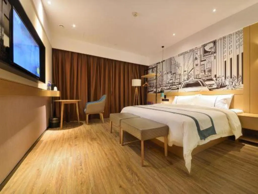 Bed in City Comfort Inn Wuhan Tianhe Airport Outlets
