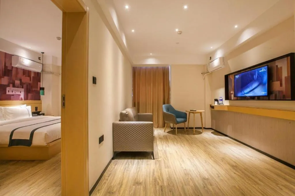 Bed in City Comfort Inn Wuhan Tianhe Airport Outlets