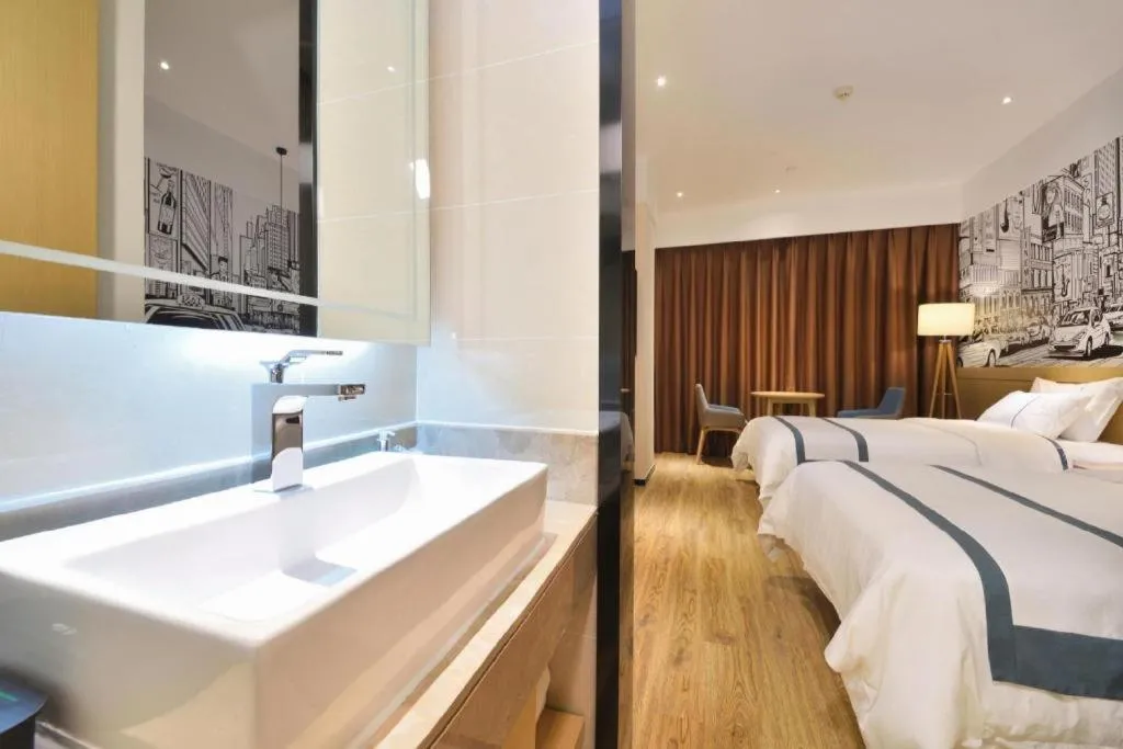 Bed in City Comfort Inn Wuhan Tianhe Airport Outlets