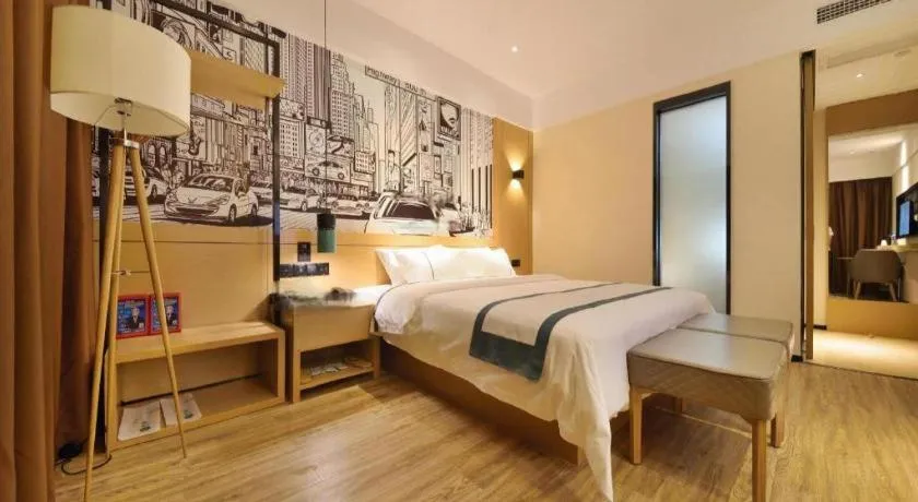 Bed in City Comfort Inn Wuhan Tianhe Airport Outlets