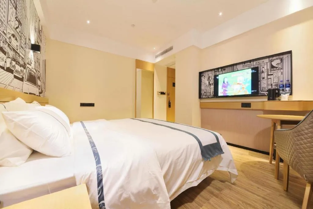 Bed in City Comfort Inn Wuhan Tianhe Airport Outlets