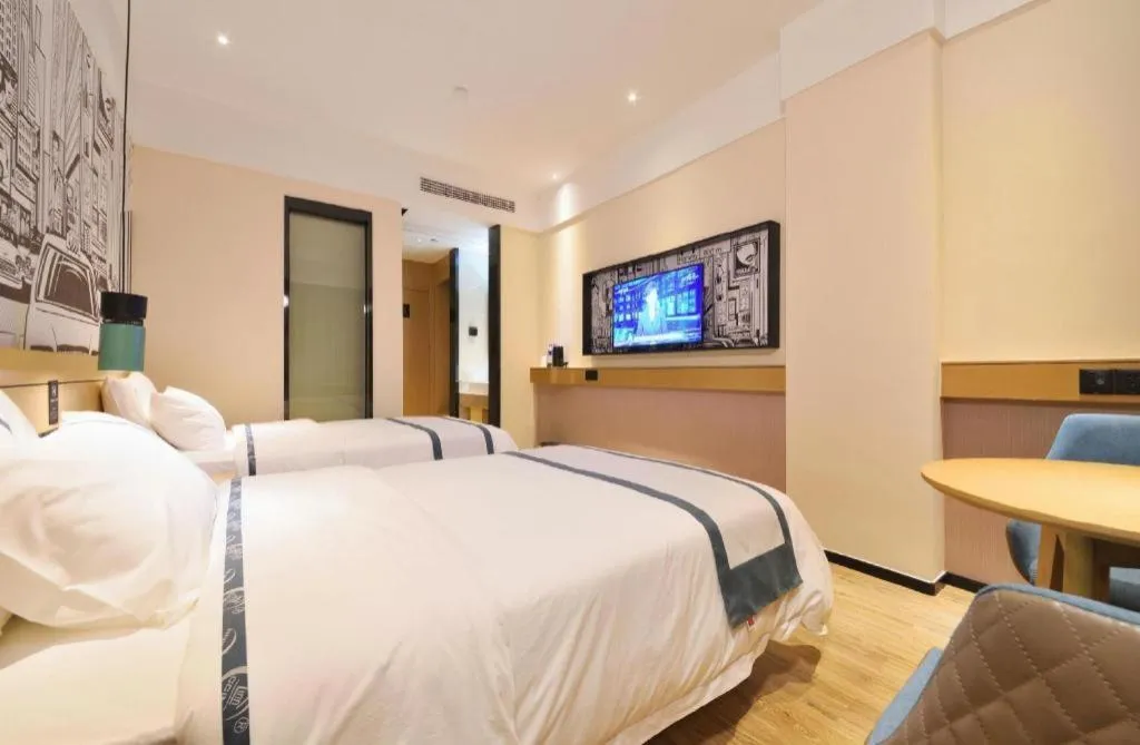 Bed in City Comfort Inn Wuhan Tianhe Airport Outlets