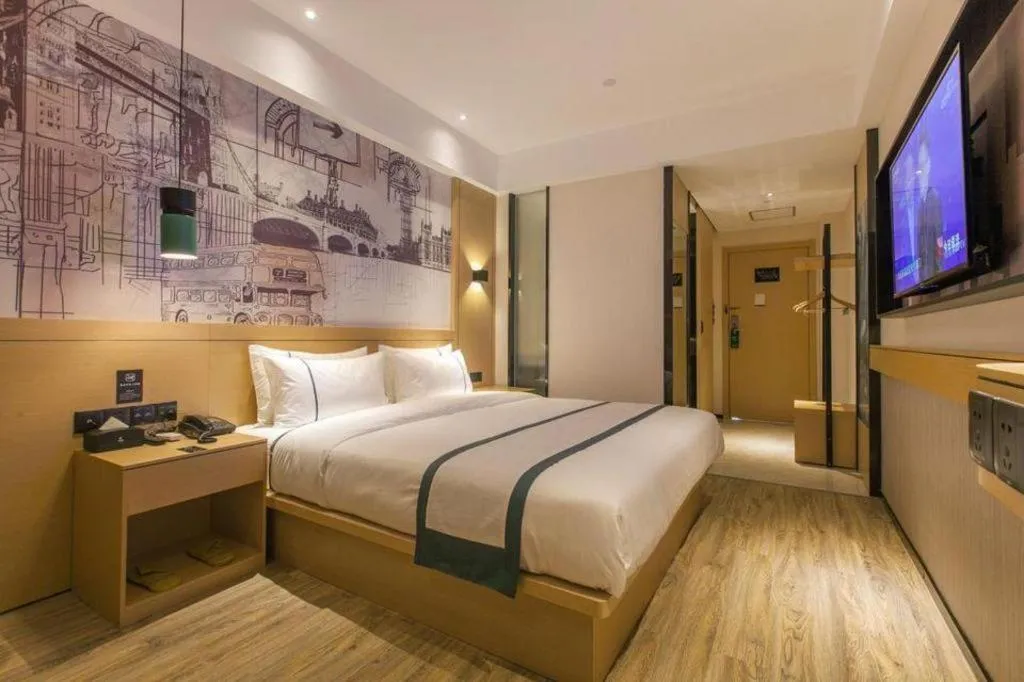 Bed in City Comfort Inn Wuhan Tianhe Airport Outlets