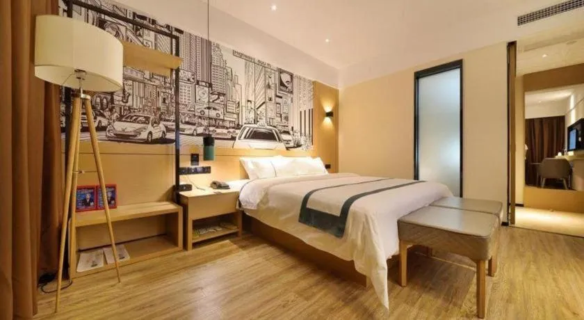 Bed in City Comfort Inn Wuhan Tianhe Airport Outlets