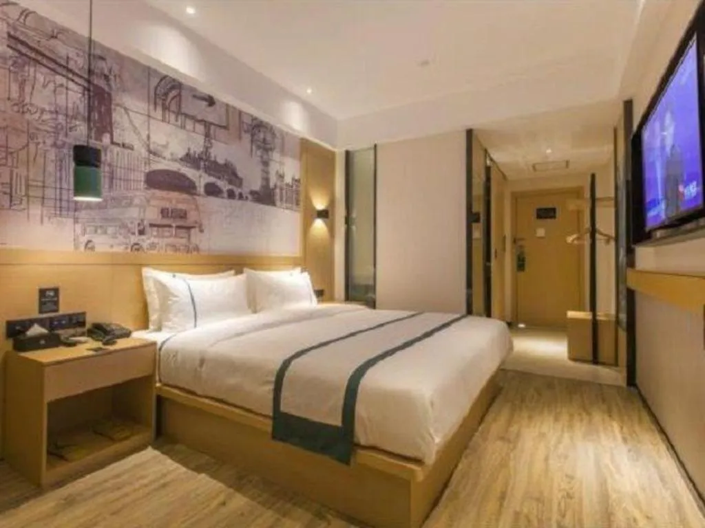 Bed in City Comfort Inn Wuhan Tianhe Airport Outlets
