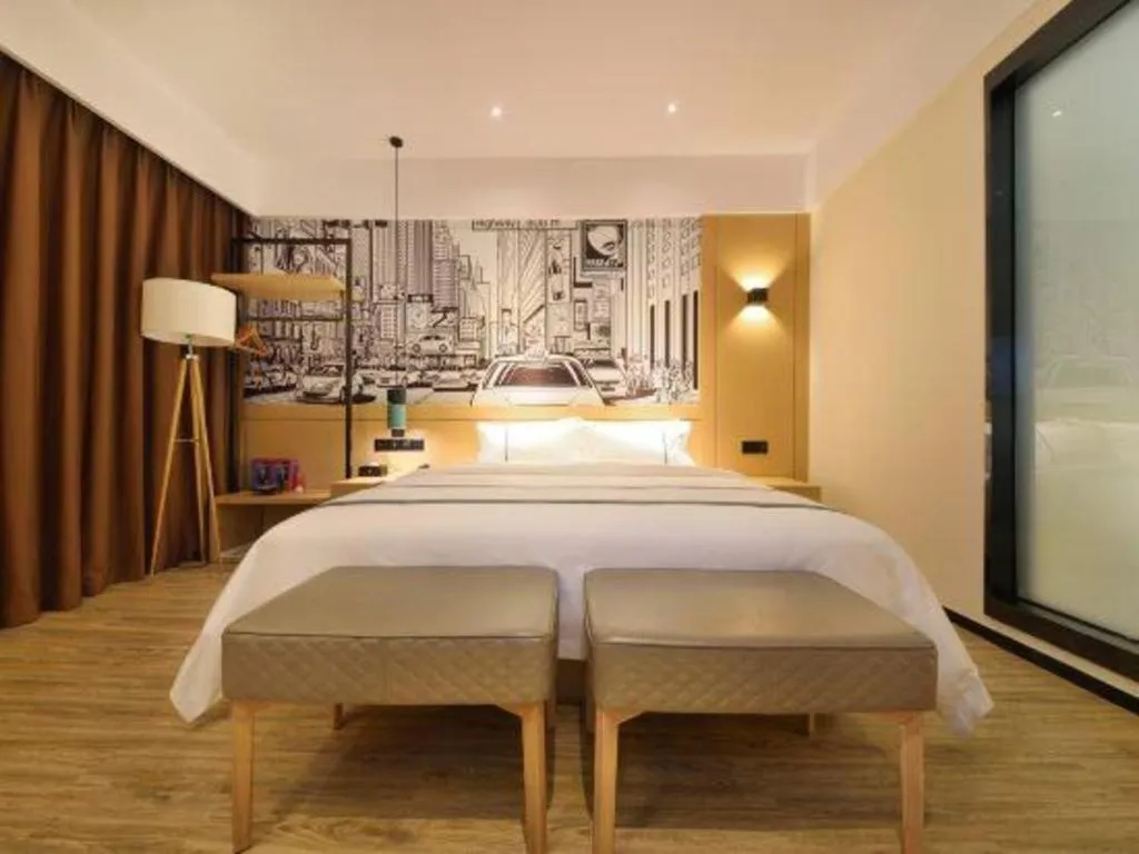 Bed in City Comfort Inn Wuhan Tianhe Airport Outlets