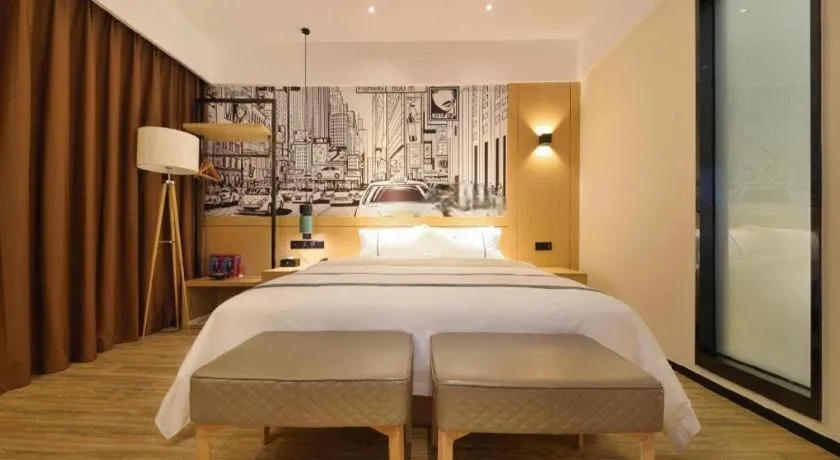 Bed in City Comfort Inn Wuhan Tianhe Airport Outlets