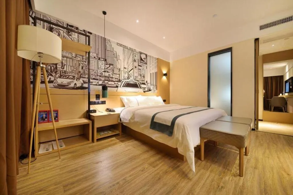 Bed in City Comfort Inn Wuhan Tianhe Airport Outlets
