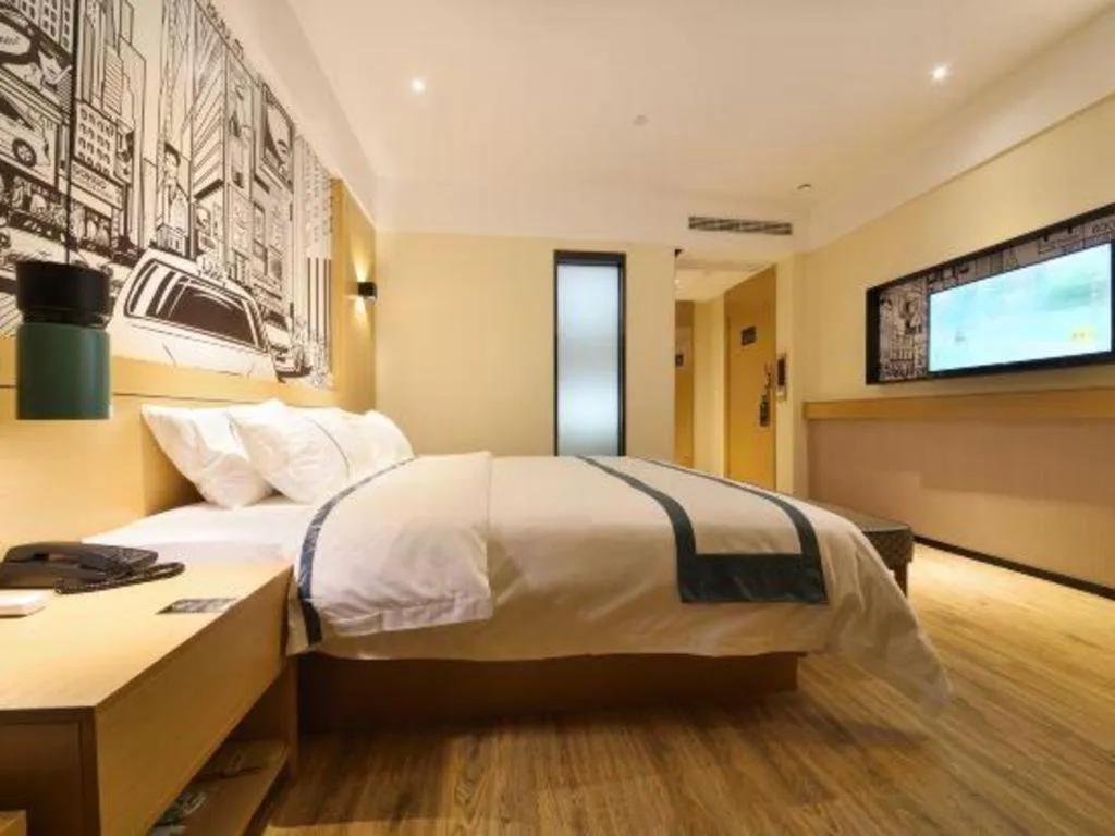 Bed in City Comfort Inn Wuhan Tianhe Airport Outlets