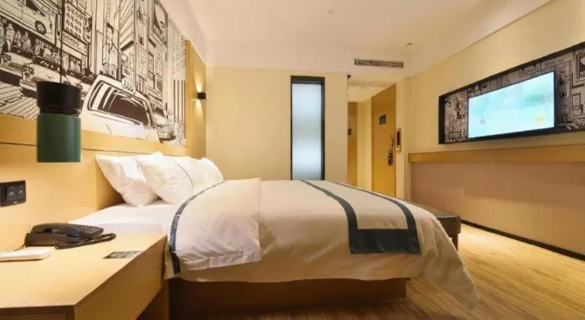 Bed in City Comfort Inn Wuhan Tianhe Airport Outlets