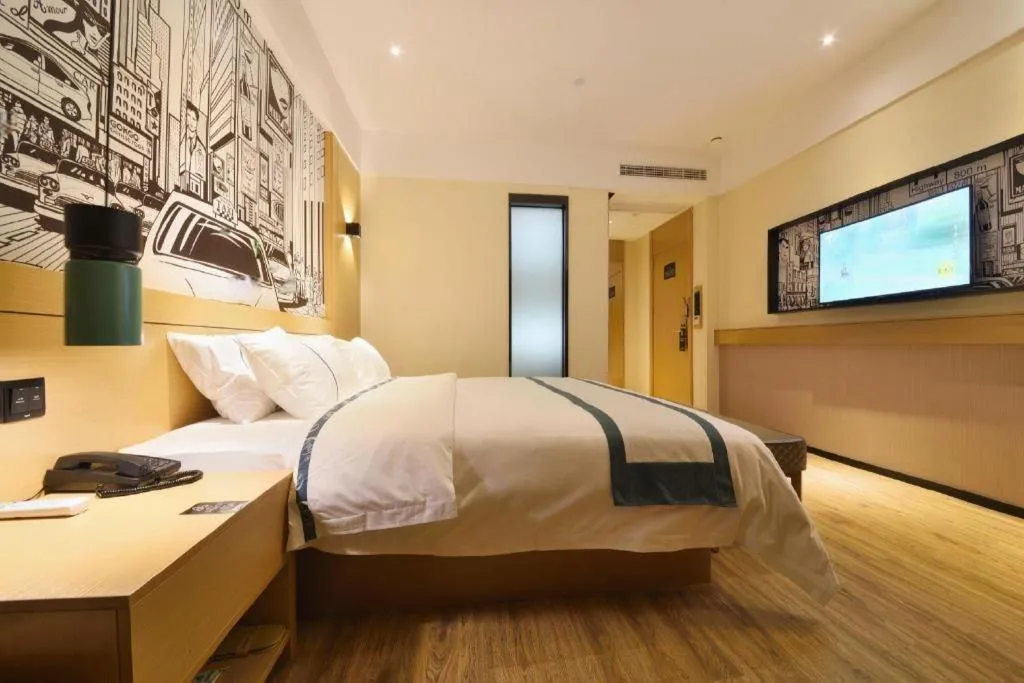 Bed in City Comfort Inn Wuhan Tianhe Airport Outlets