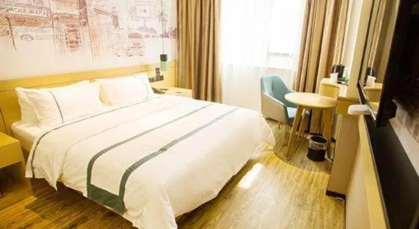 Bed in City Comfort Inn Dongguan Liaobu Jingtai Jiarong Shopping Plaza