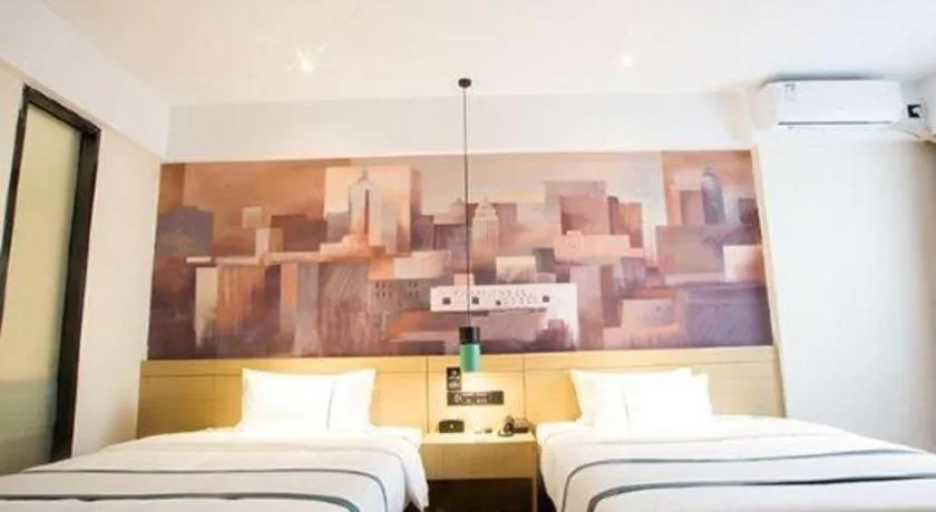 Bed in City Comfort Inn Dongguan Liaobu Jingtai Jiarong Shopping Plaza