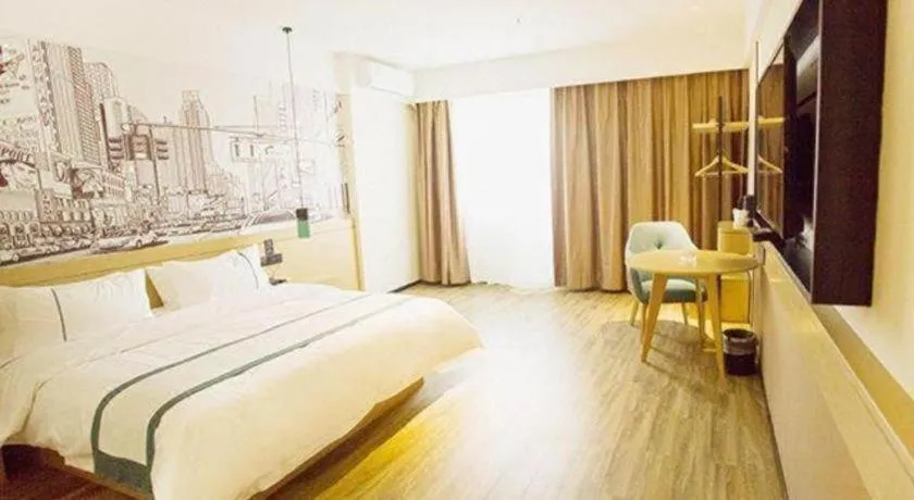 Bed in City Comfort Inn Dongguan Liaobu Jingtai Jiarong Shopping Plaza