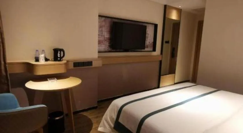 Bed in City Comfort Inn Dongguan Liaobu Jingtai Jiarong Shopping Plaza