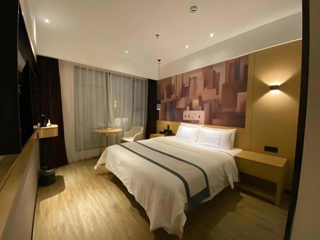 Bed in City Comfort Inn Chengdu Dongjiao Memory