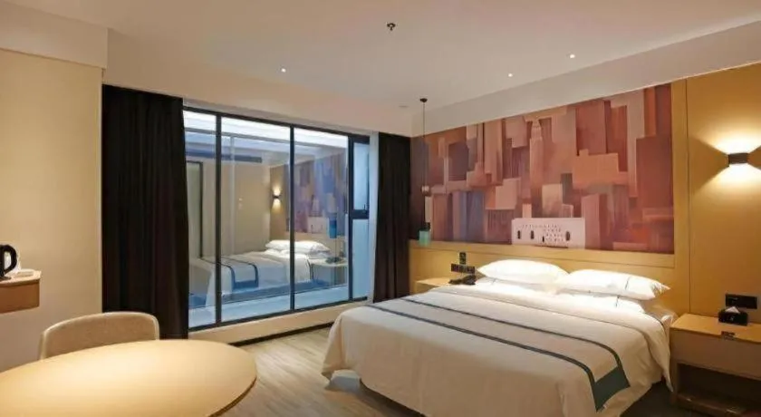 Bed in City Comfort Inn Chengdu Dongjiao Memory