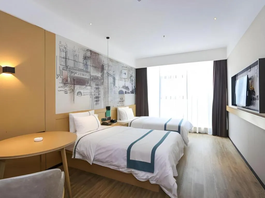 Bed in City Comfort Inn Chengdu Dongjiao Memory