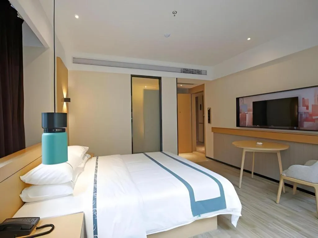 Bed in City Comfort Inn Chengdu Dongjiao Memory