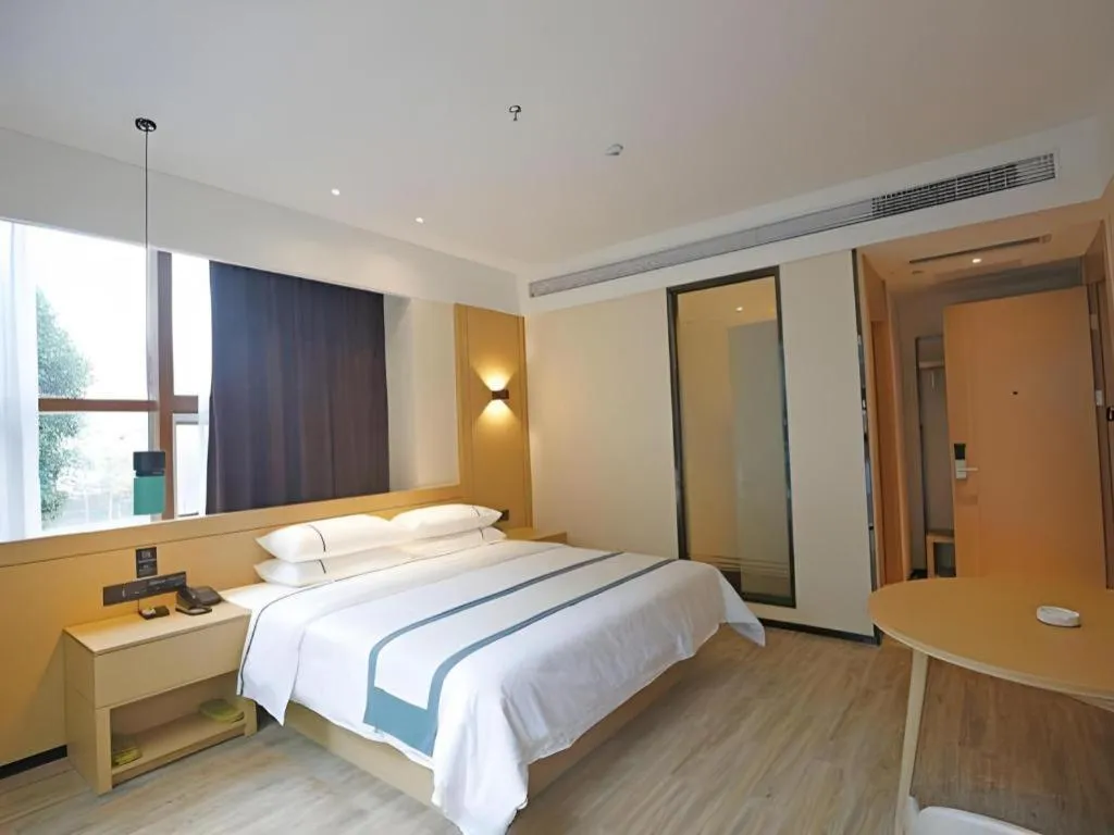 Bed in City Comfort Inn Chengdu Dongjiao Memory