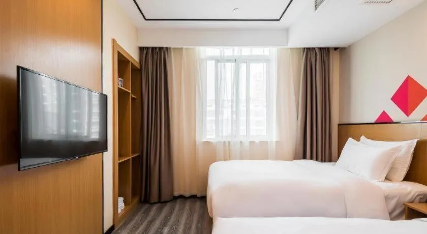 Bed in Borrman Hotel Huaian Suning Plaza Huaihai West Road