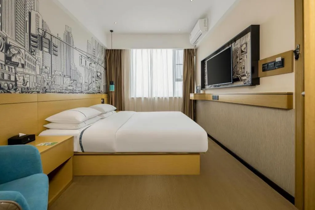 Bed in City Comfort Inn Xingye High-Speed Railway Station