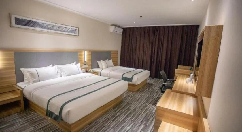 Bed in City Comfort Inn Hengyang Shigu Shuyuan
