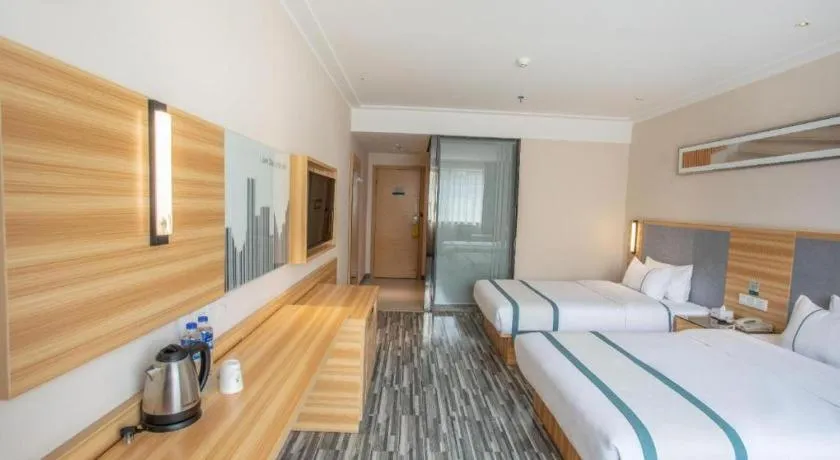 Bed in City Comfort Inn Hengyang Shigu Shuyuan