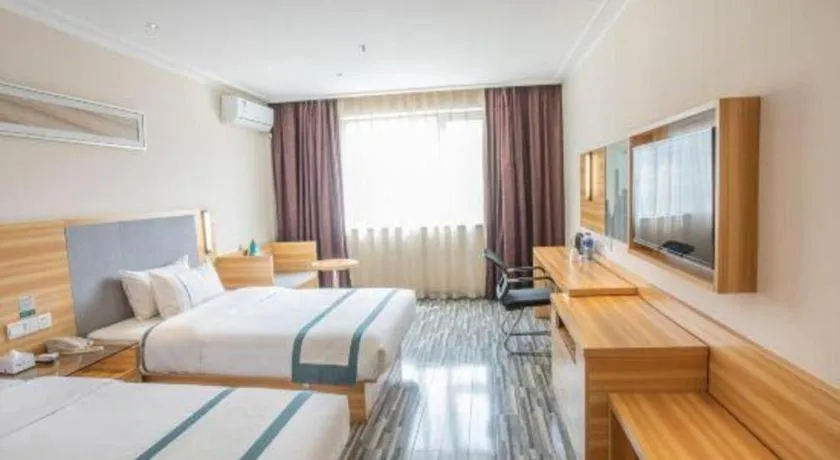 Bed in City Comfort Inn Hengyang Shigu Shuyuan