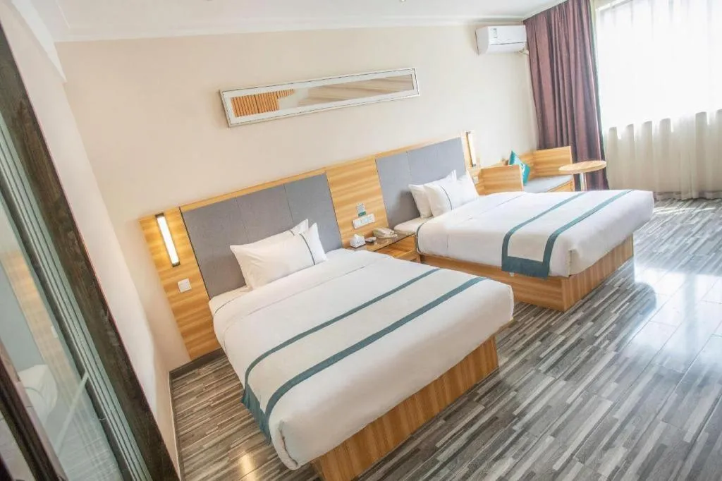 Bed in City Comfort Inn Hengyang Shigu Shuyuan