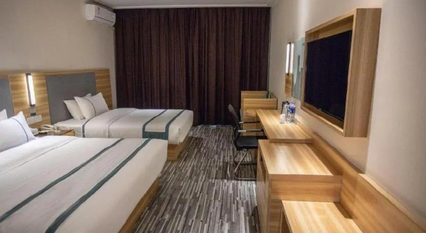 Bed in City Comfort Inn Hengyang Shigu Shuyuan