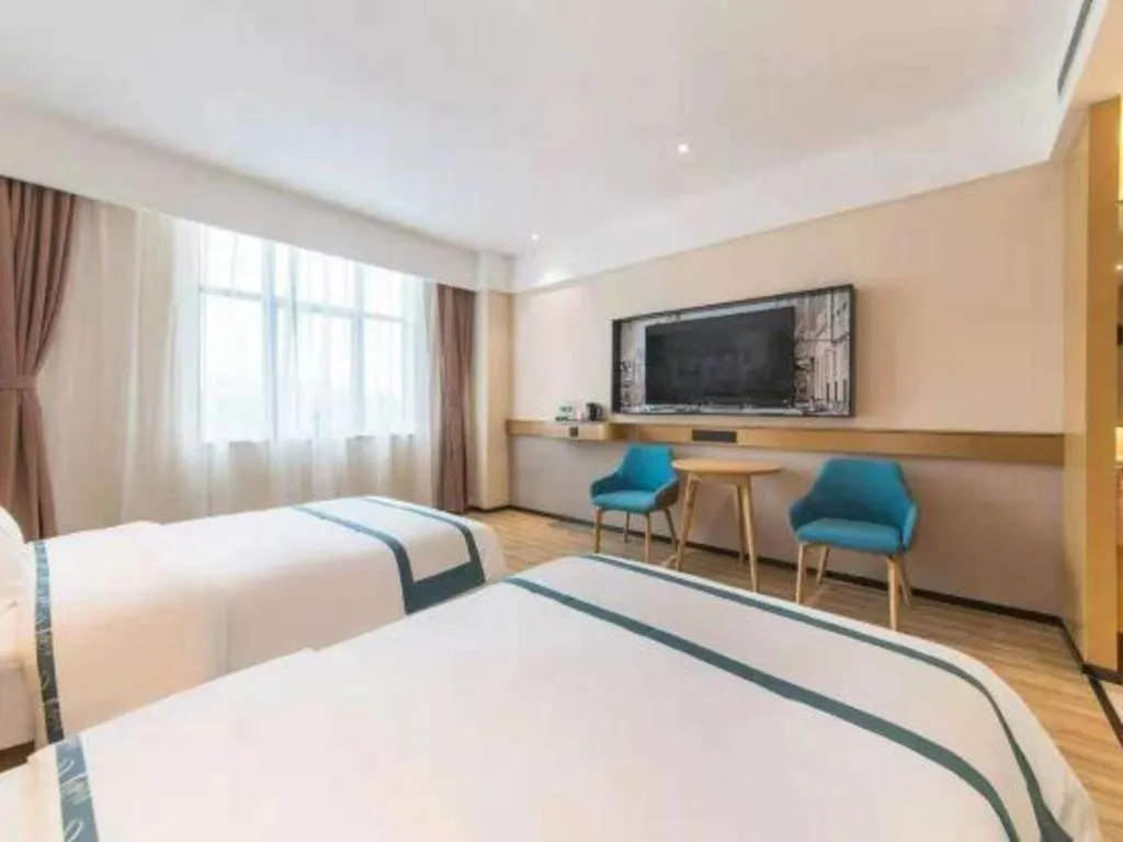 Bed in City Comfort Inn Kunming Qianxing Road Dashanghui Children's Hospital