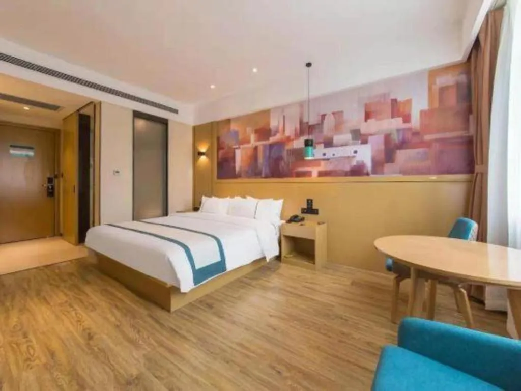 Bed in City Comfort Inn Kunming Qianxing Road Dashanghui Children's Hospital