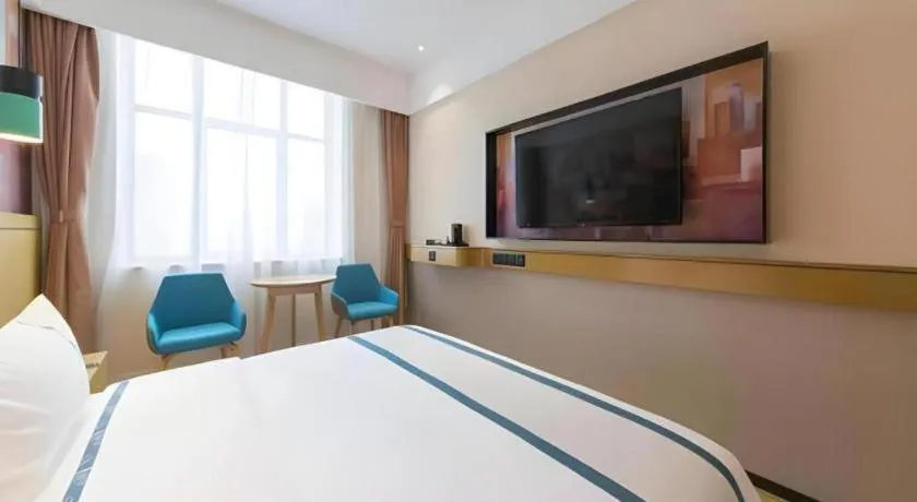 Bed in City Comfort Inn Kunming Qianxing Road Dashanghui Children's Hospital