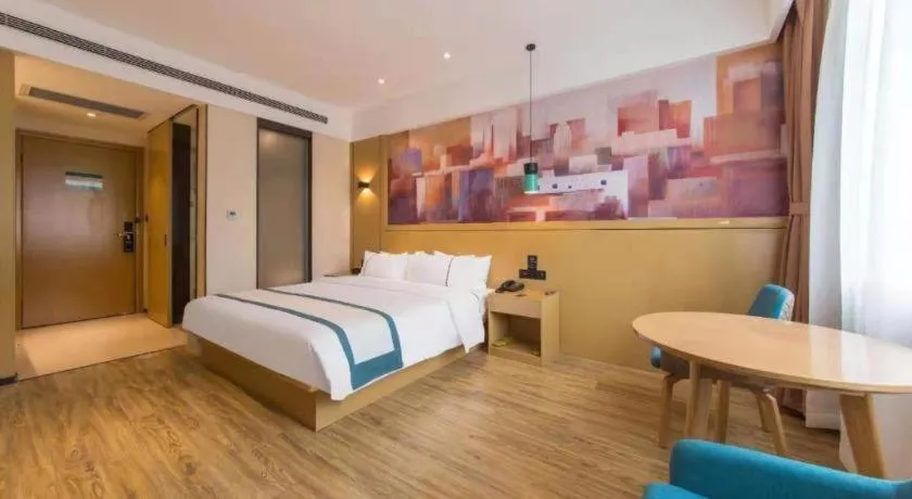 Bed in City Comfort Inn Kunming Qianxing Road Dashanghui Children's Hospital