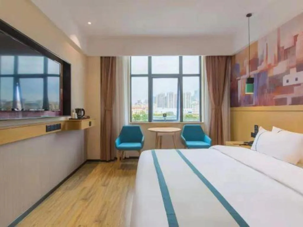 Bed in City Comfort Inn Kunming Qianxing Road Dashanghui Children's Hospital